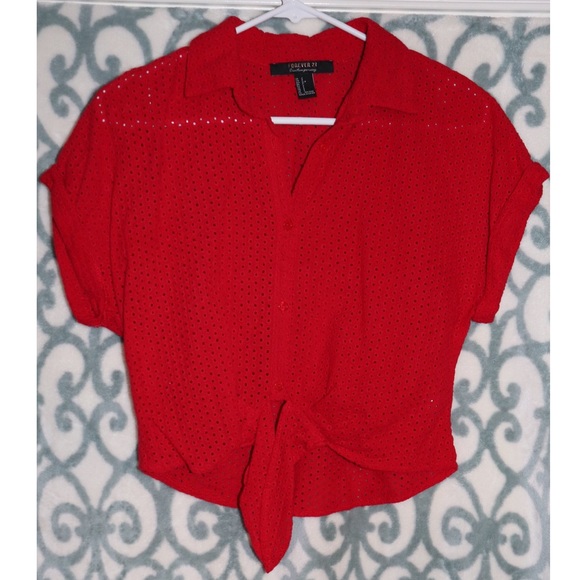Forever 21 Tops - Forever 21 Red Top Forever 21 Tops - Forever 21 Red Top